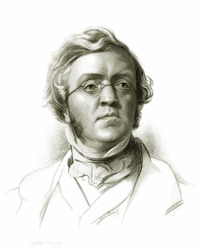 William Makepeace Thackeray (1811-63) von Samuel Laurence